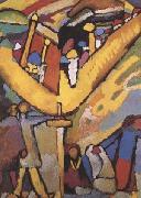 Wassily Kandinsky Study for Inprovisation 8 (mk09) oil on canvas